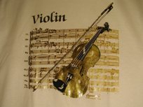 violin tee shirt